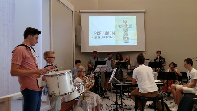 Nærbilde av musikere