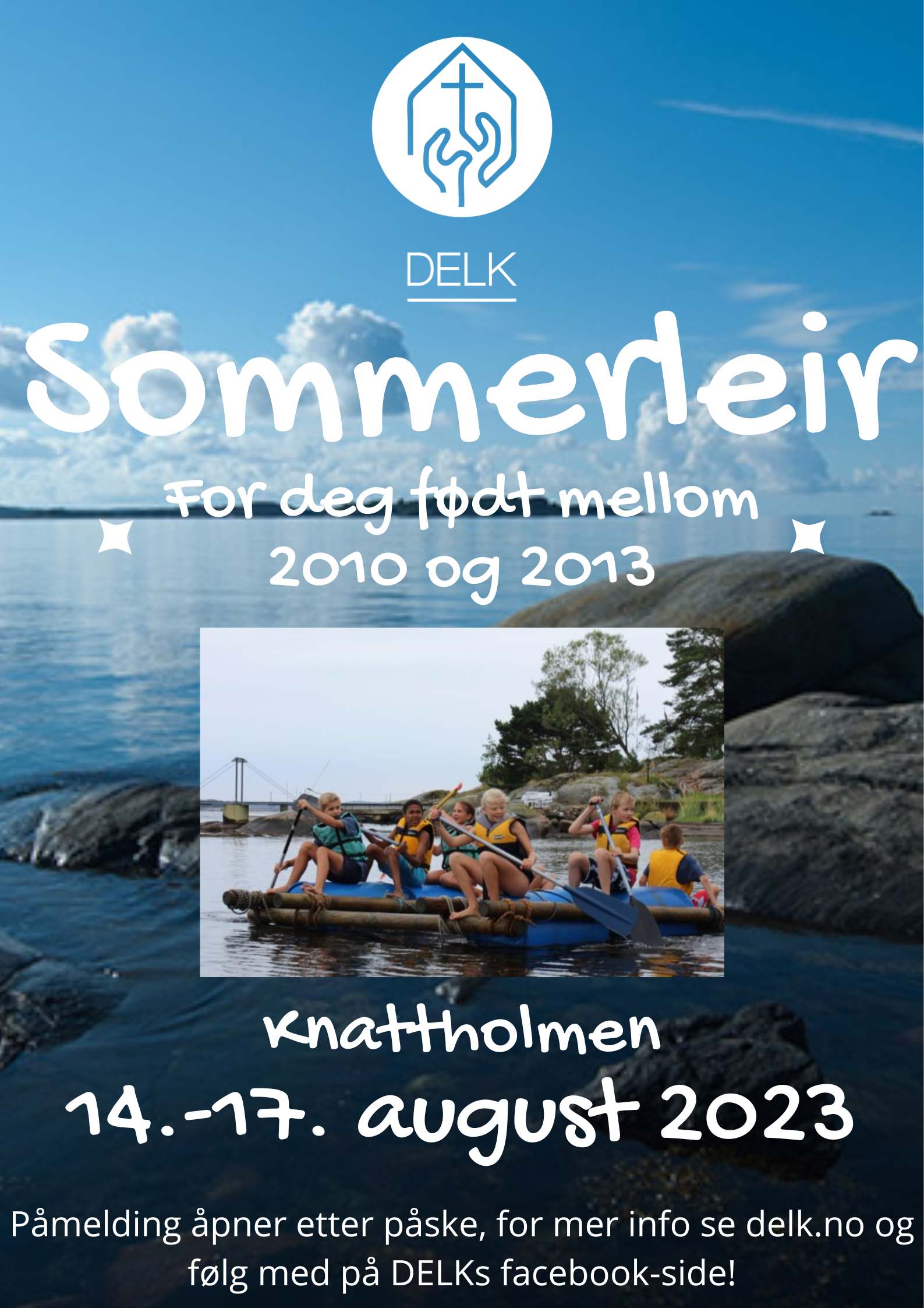 Plakat Sommerleir 2023 2. versjon