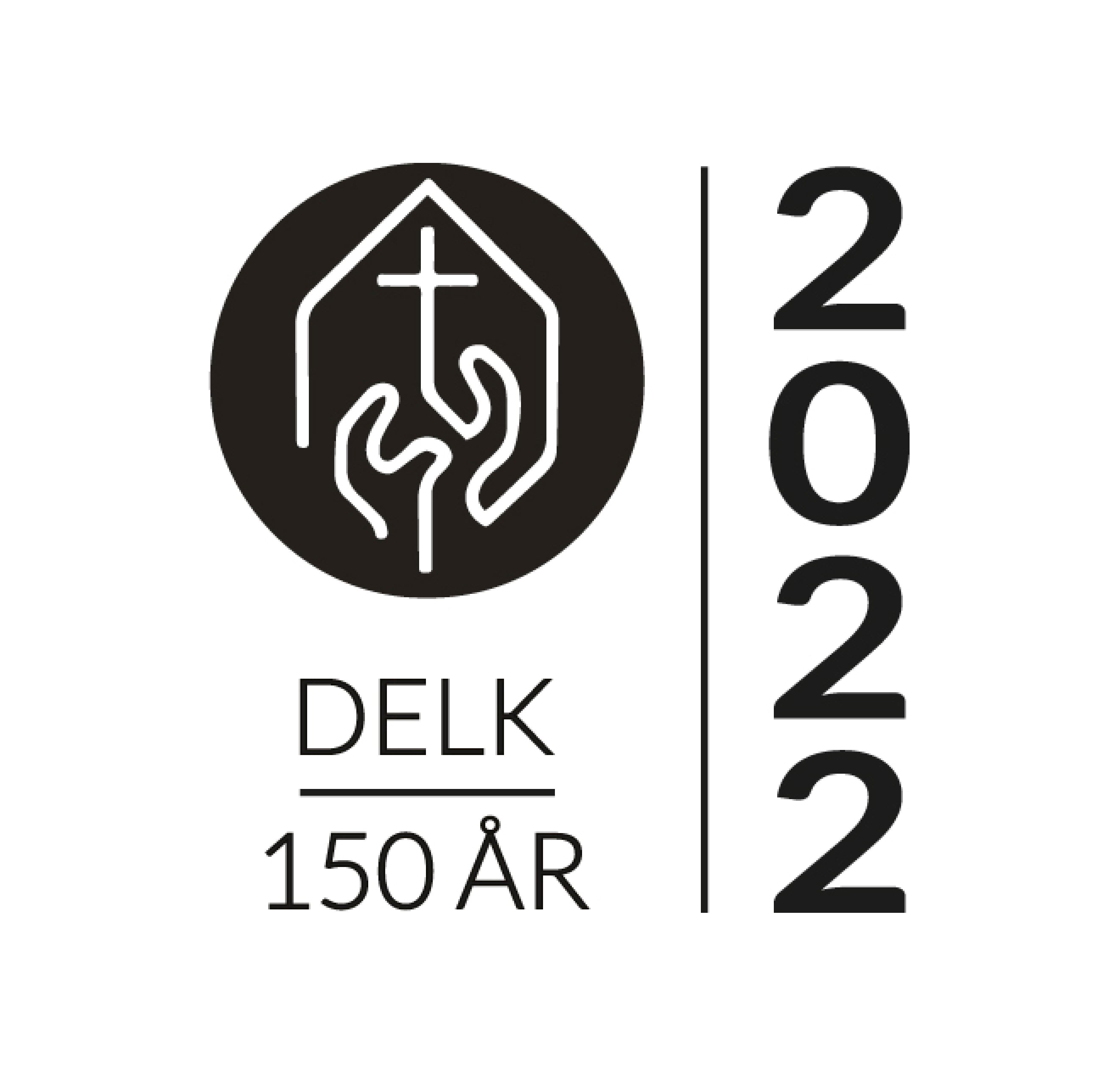 Logo DELK 150 år