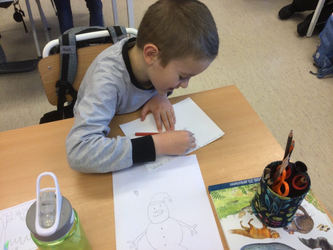 Bilde 3 av skriveglede i 3. klasse.
