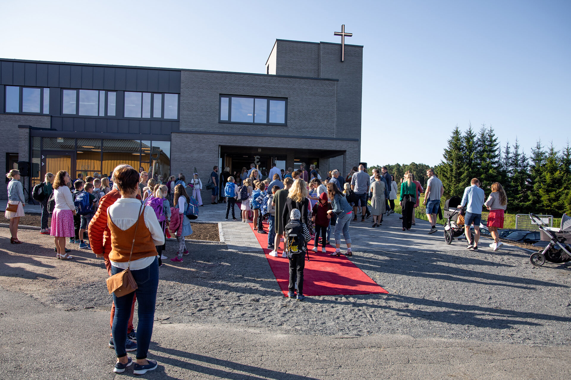 Første skoledag påkauen kristelige skole