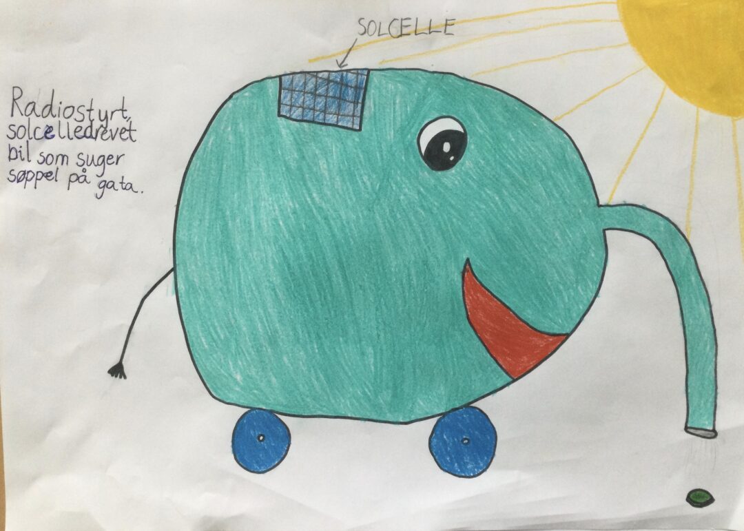 Bilde 4 fra 4. klasses batterijakt- og plakat.