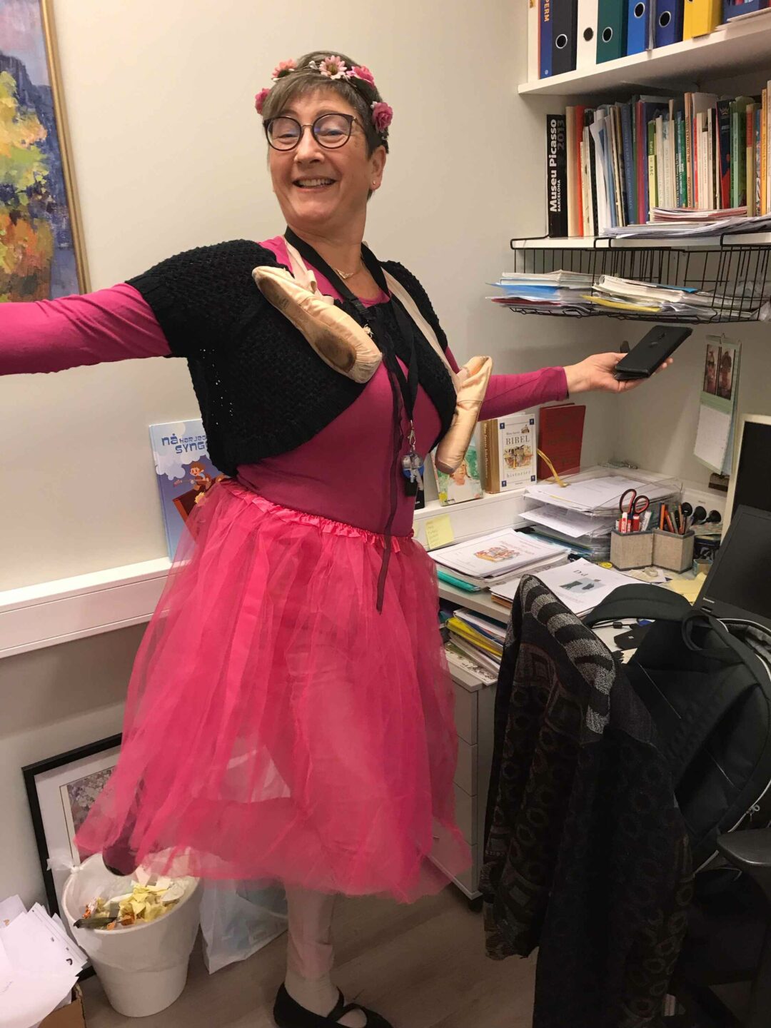 Bilde av Sissel på utkledningsdag.
