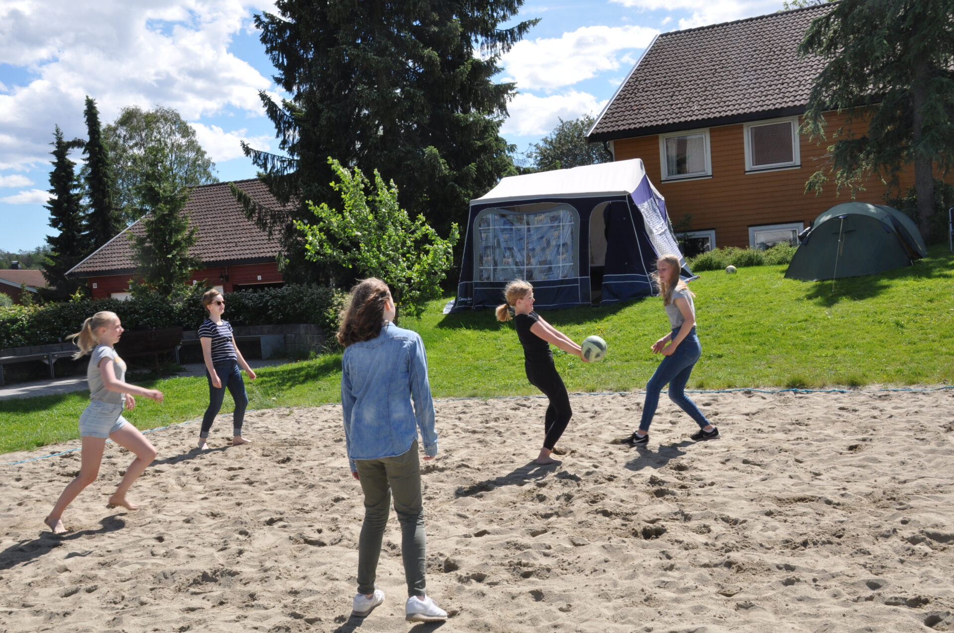 Volleyball på Gjennestad