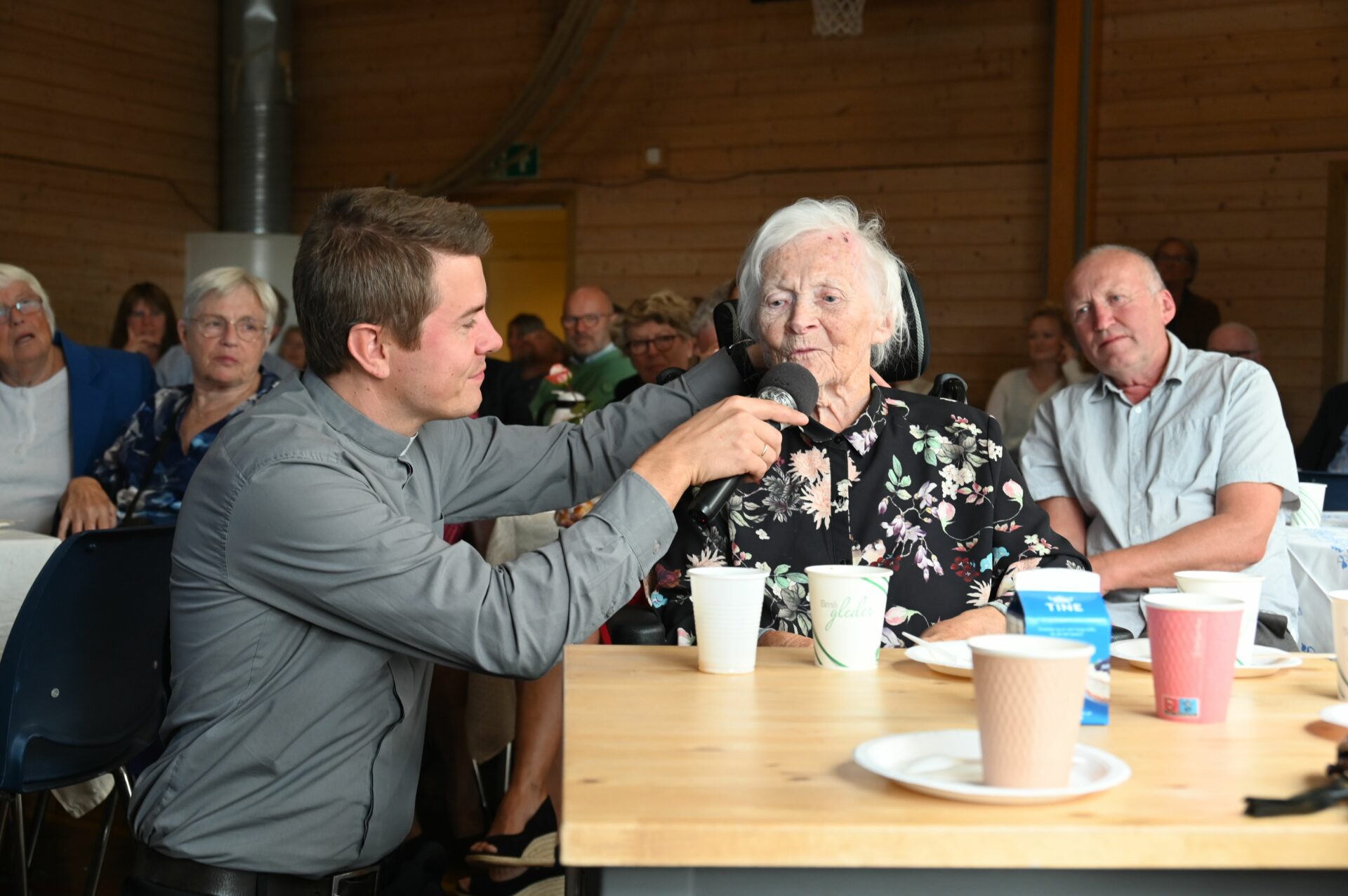 Peter intervjuer Kirsten Gran