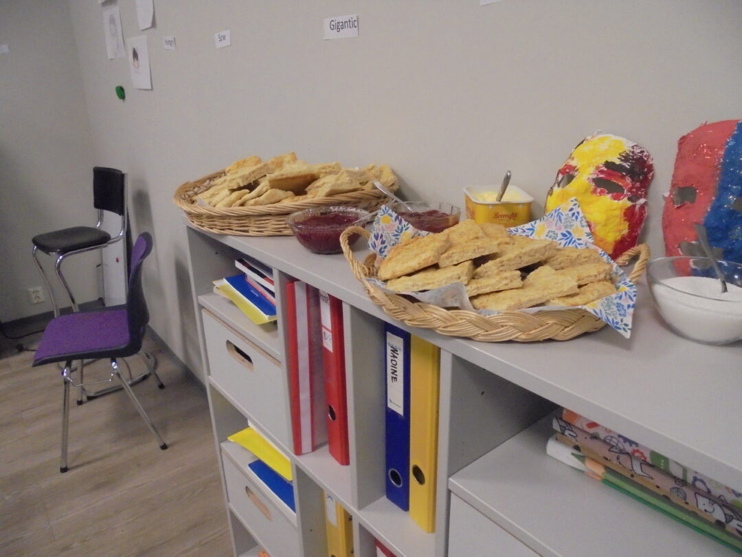 Bilde av scones på engelskdag.