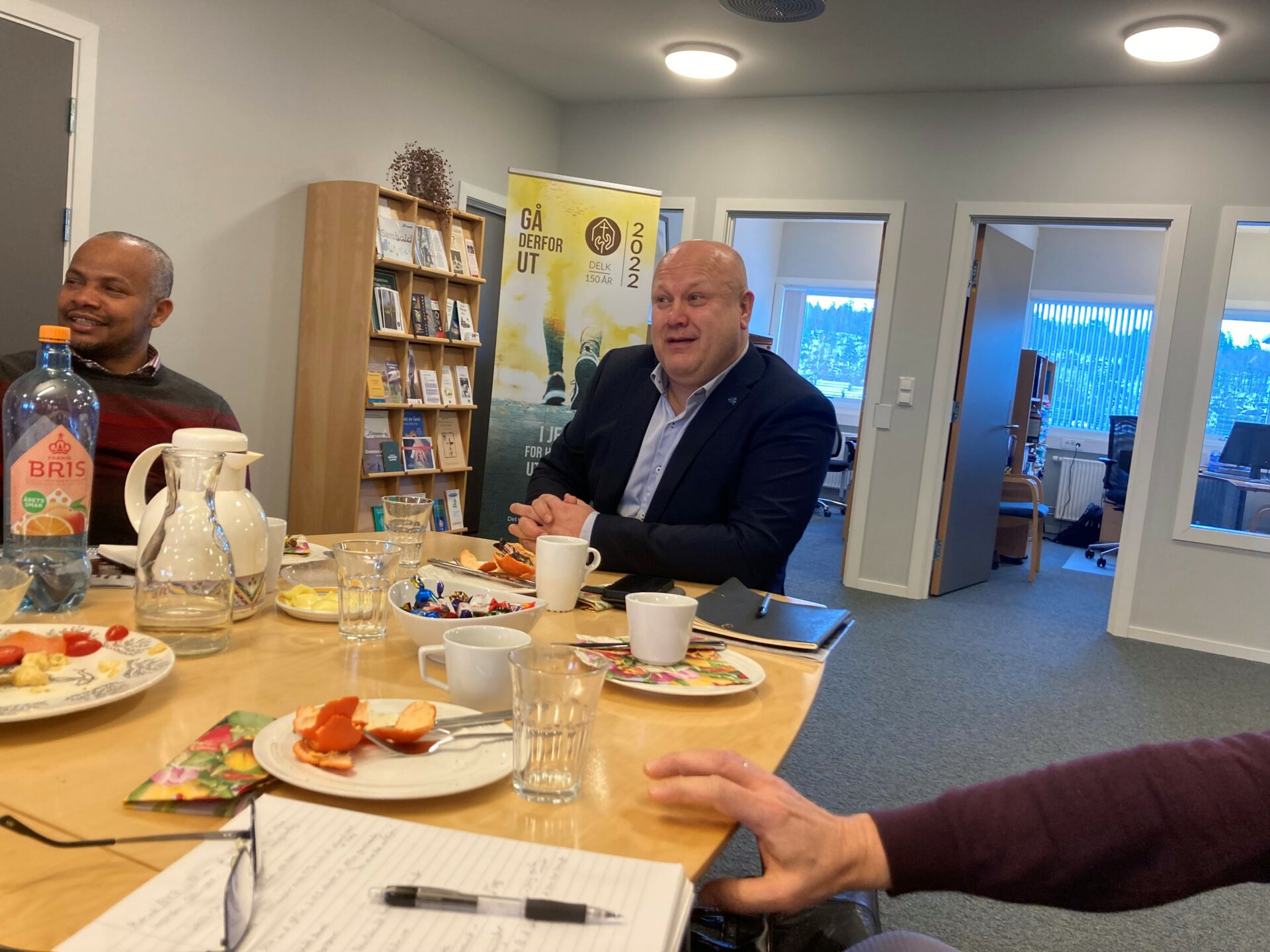 Besøk NRK rådgiver Lemma Desta og generealsekretær Erhard Hermansen