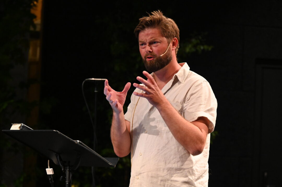 Erling Rantrud talte på familiemøtet stevnet 2023