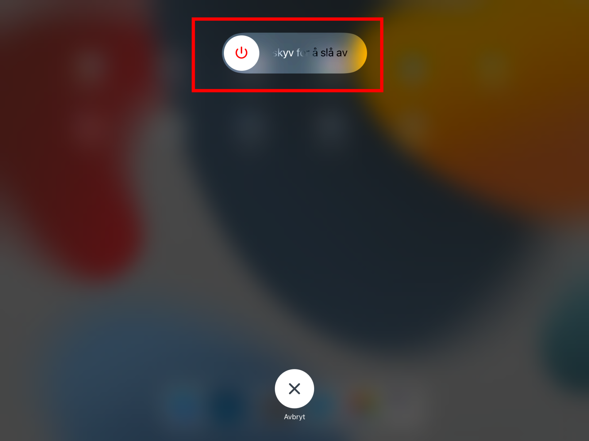Skru av iPad 2