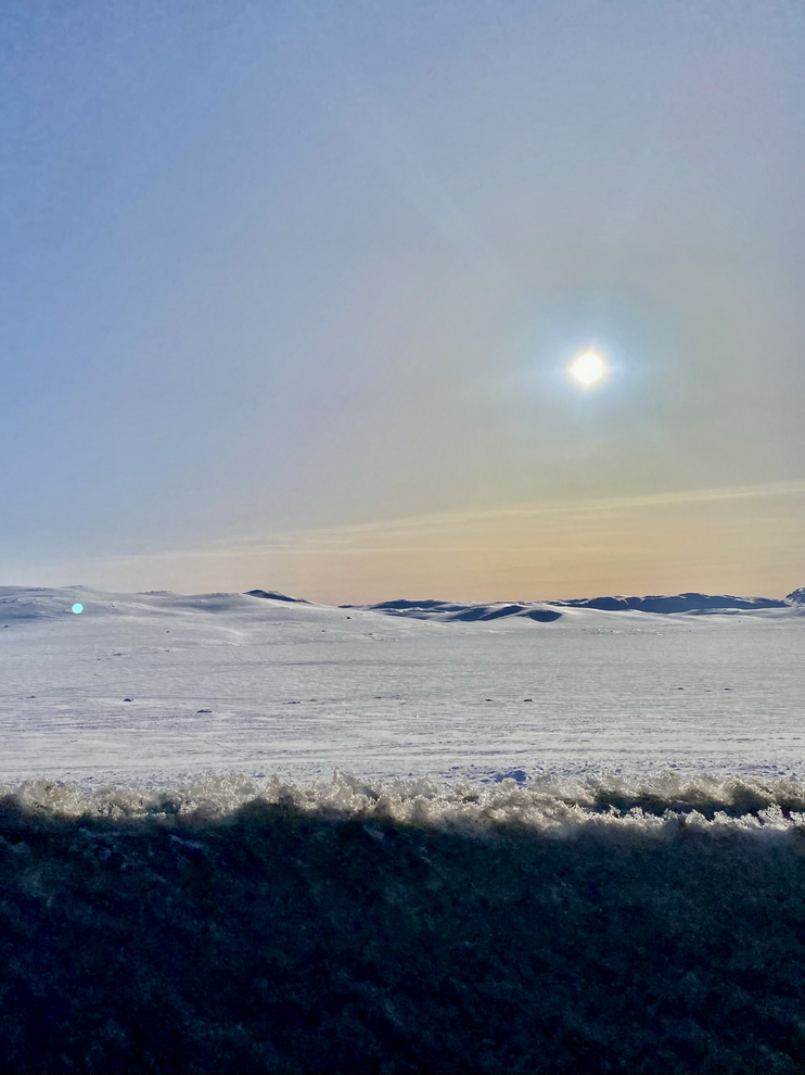 Vinterdag i fjellet.