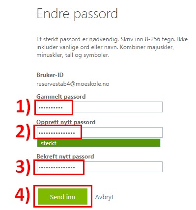 Skjermdump fra office.com