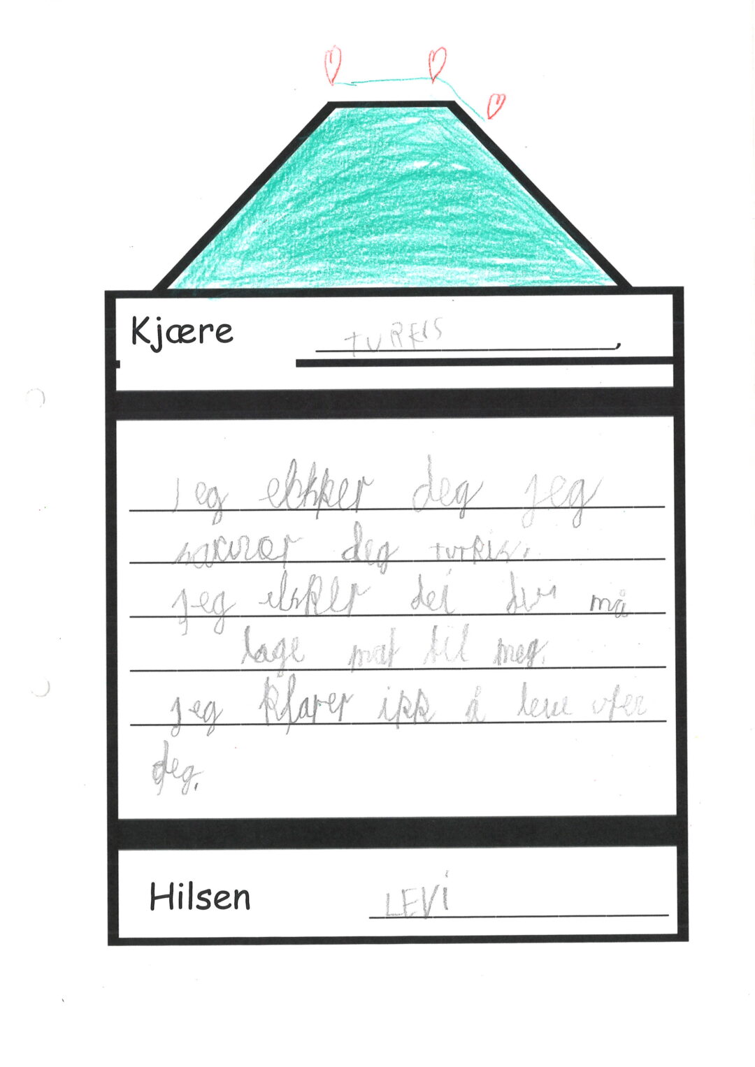 Bilde av skriveglede - grønn.